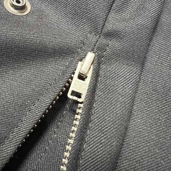 Bruno Pieters Ruffled Pant High Rise EU 36 WAIST 25 x 32 Black Zip Ankle Belgian - Picture 4 of 12